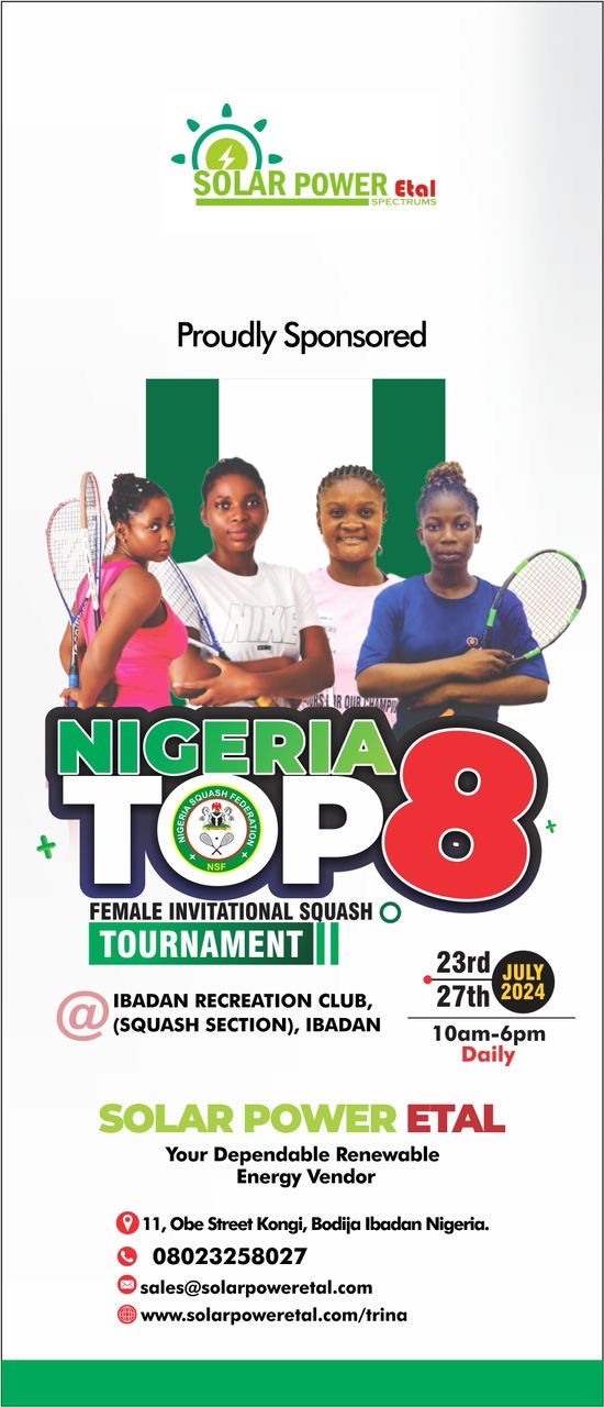 Top 8 Female Squash Tournament